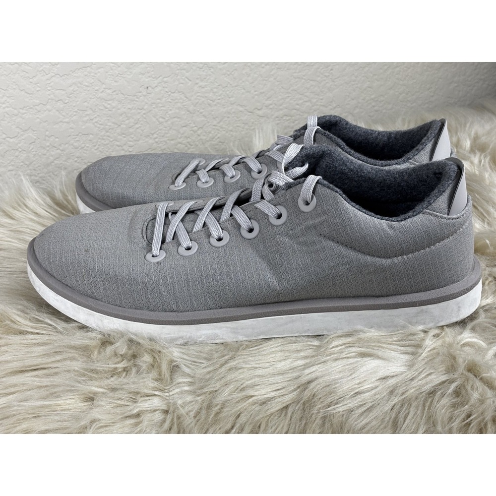 Allbirds Wool Pipers Sneakers Mens 12 Gray Merino Wool Lace Up Comfort Walking